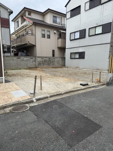 摂津市正雀　整形地になりました！土地・更地